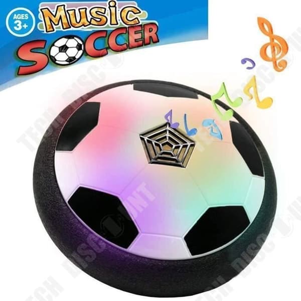 TD® Air Power Soccer Ball Barnfotbollsleksak Fotboll Air Power Ball Julklappsboll med färgglad LED-belysning