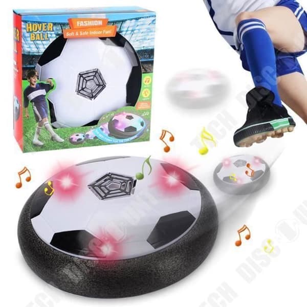 TD® Air Power Soccer Ball Barnfotbollsleksak Fotboll Air Power Ball Julklappsboll med färgglad LED-belysning
