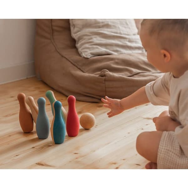 Bowlingspel - Korko - Bowlingset - I kork - För barn från 3 år - Blandat