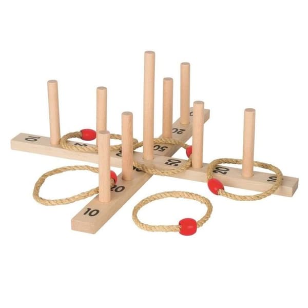 Ringspel - TOYS PURE - Utomhus - Blandat - Från 3 år - Sisal - 56 x 56 cm