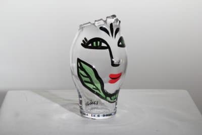 KOSTA BODA - OPEN MINDS KLAR GREEN LEAF