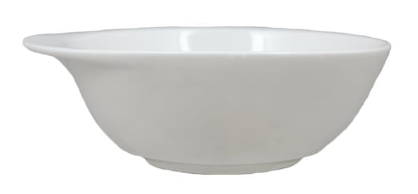 Porcelænsskål rund med lille hank - 8 stk.