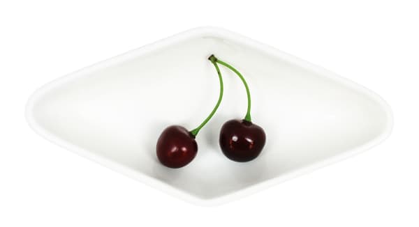 Porcelænsskål Rhombus Small - 12-pakning