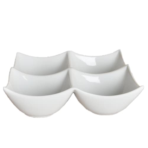 Fyrkantig Tallrik Stor - Fyra Skålar - 4 pack