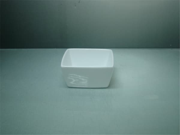 Porcelænsskål Kvadrat Dip - Sharp Edge - 16 pakker