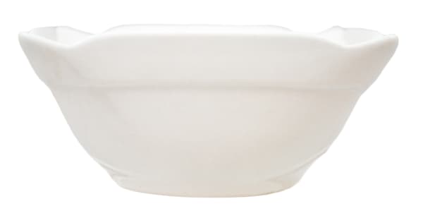 Porcelænsskål Kvadrat Veck - 20 pakker