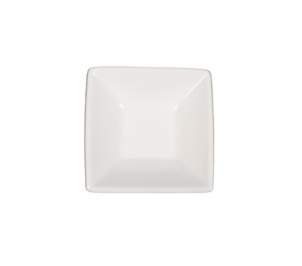 Mini porcelænsskål Dip Square Sloping - 20 pakke
