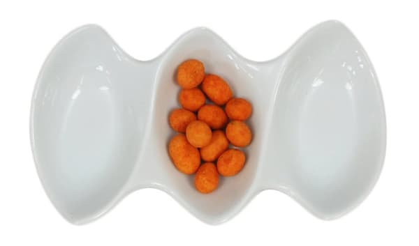 Mini posliinikulho - Käytännöllinen kolmipalanen - 12 kpl pakkaus
