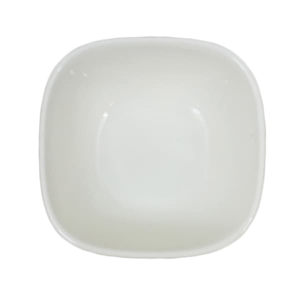 Porslins Skål Kvadrat Rundad Djup - 20 pack