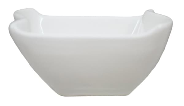 Miniposliinikulho - aaltoileva reuna - 12 pakettia