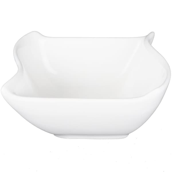 Miniposliinikulho - aaltoileva reuna - 12 pakettia