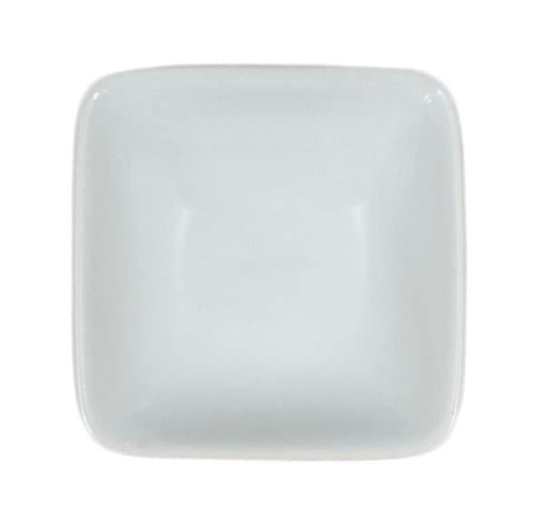 Mini porcelænsskål firkantet - 16-pak