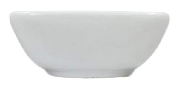 Mini porcelænsskål firkantet - 16-pak