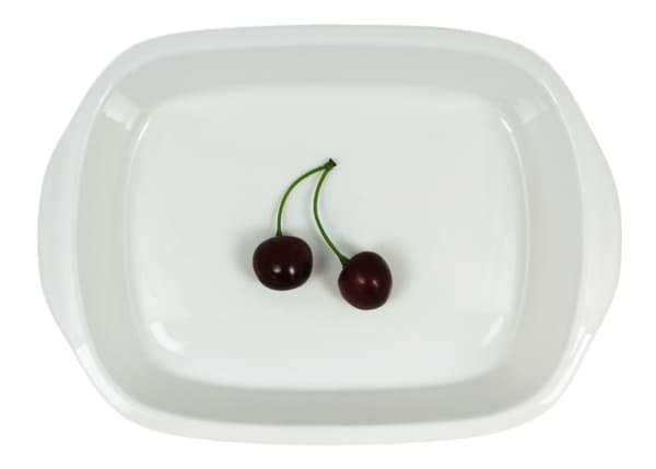 Stor Porslins Form Rektangulär - 3 Pack