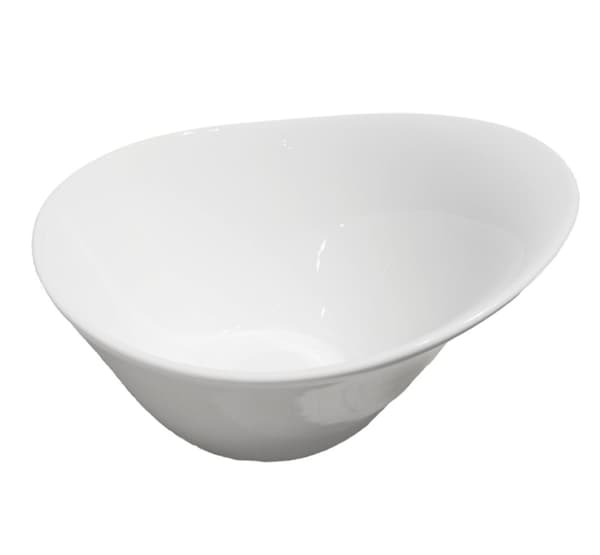 Pieni posliinikulho - Pehmeästi muotoiltu reunus - 4 Pack