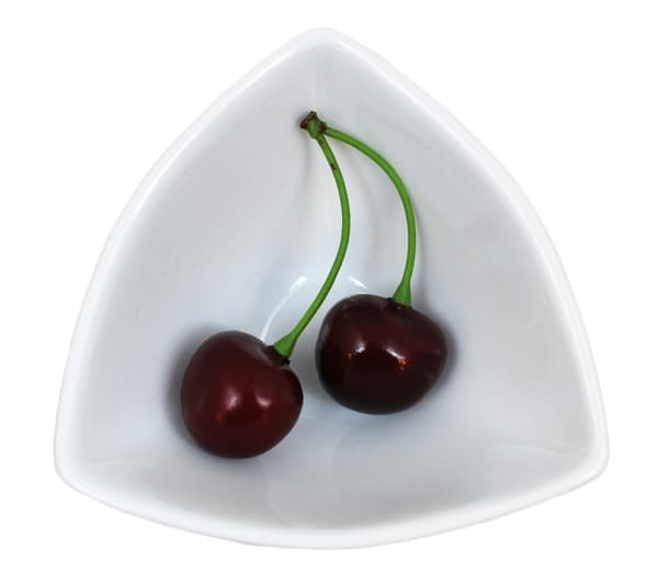 Mini posliinikulho Dip Triangular - 16 kpl pakkaus