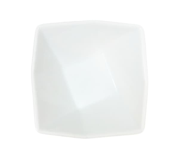 Mini porcelænsskål Corner Square - 12-pakning