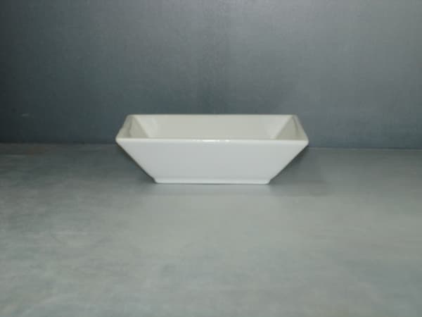 Mini Porcelæn Dipping Skål Rektangulær - 20 pakke