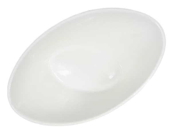 Porcelænsskål Oval Usædvanlig form - 6 stk.