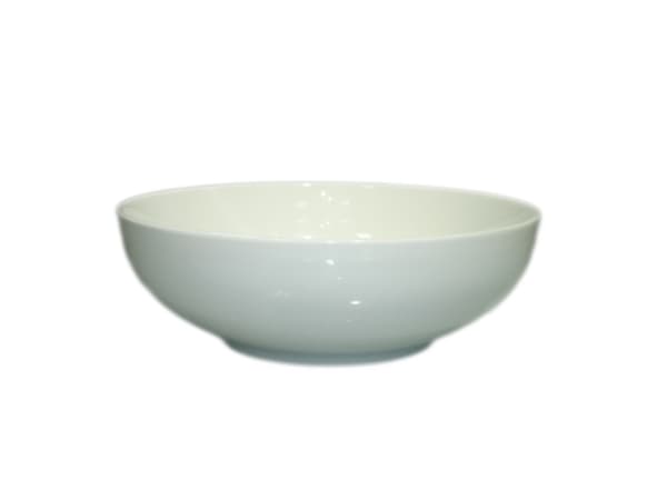 Stor porcelænsskål - rund - 4-pak