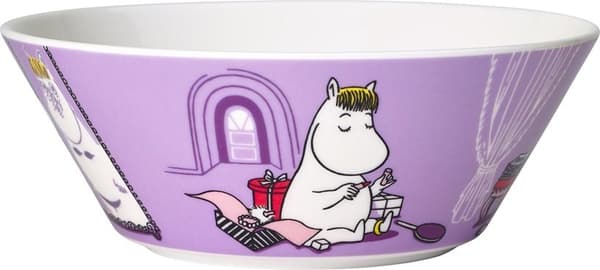 Arabia Mumin Snorkfröken skål 15 cm, lila