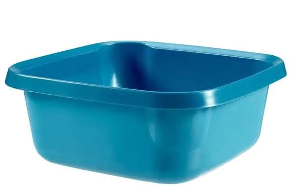 Blå fyrkantig skål 12l Essentials CURVER