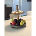 Miniatyrbillede 2 af 2: Serverings fad i to etager