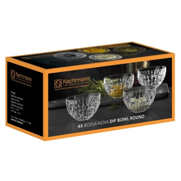 Bossa Nova Dip Bowl, 4-pack - Nachtmann