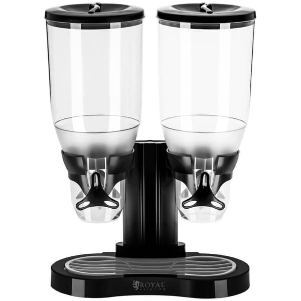 Royal Catering Müslidispenser - 2 behållare - 6 l