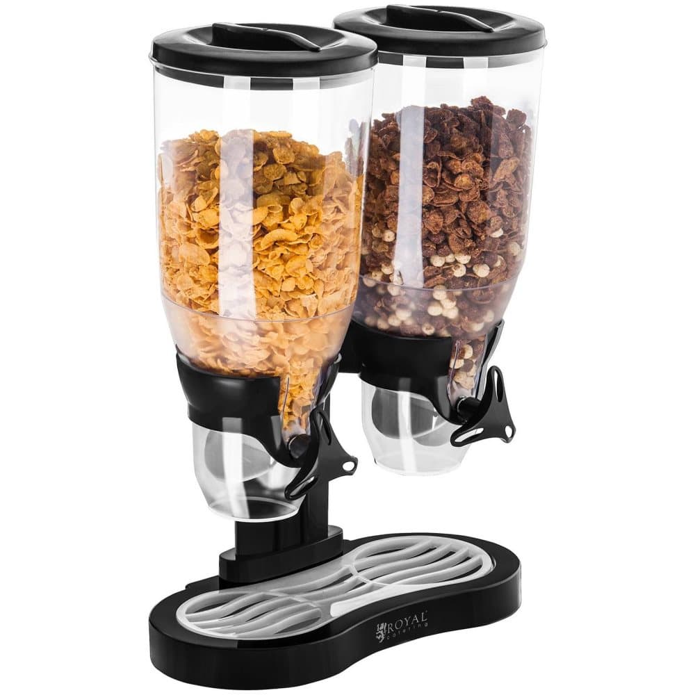 Royal Catering Müslidispenser - 2 behållare - 6 l