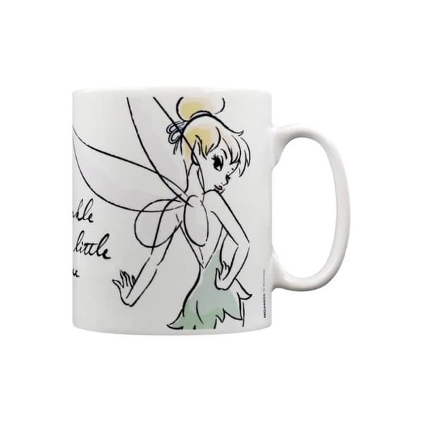 Mugg - Walt Disney - Tinkerbell Magic - Vit - Rund - Barn