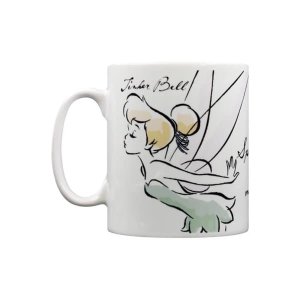 Mugg - Walt Disney - Tinkerbell Magic - Vit - Rund - Barn