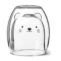 Miniatyrbild 3 av 3: Dubbelväggig mugg kattmönster original kopp