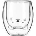 Miniatyrbild 1 av 3: Dubbelväggig mugg kattmönster original kopp