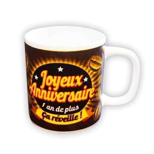 Grattis på födelsedagen espresso kaffekopp originalmugg