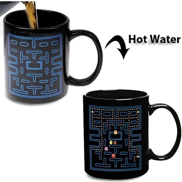 Värmemugg pacman arkadspelsmugg värmekänslig termoreaktiv mugg