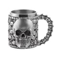 Miniatyrbild 3 av 4: 3D Skull Rostfri Stålmugg - Unik Skull Skull Mugg *Ej diskmaskin och mikrovågssäker*