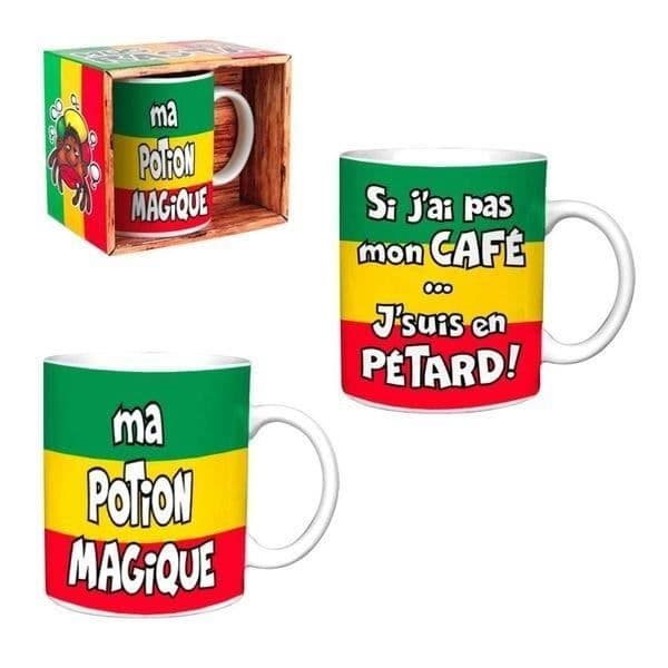 Muggar - Rasta - 2 stycken - Porslin - 12 x 10 cm - Humoristisk inskrift