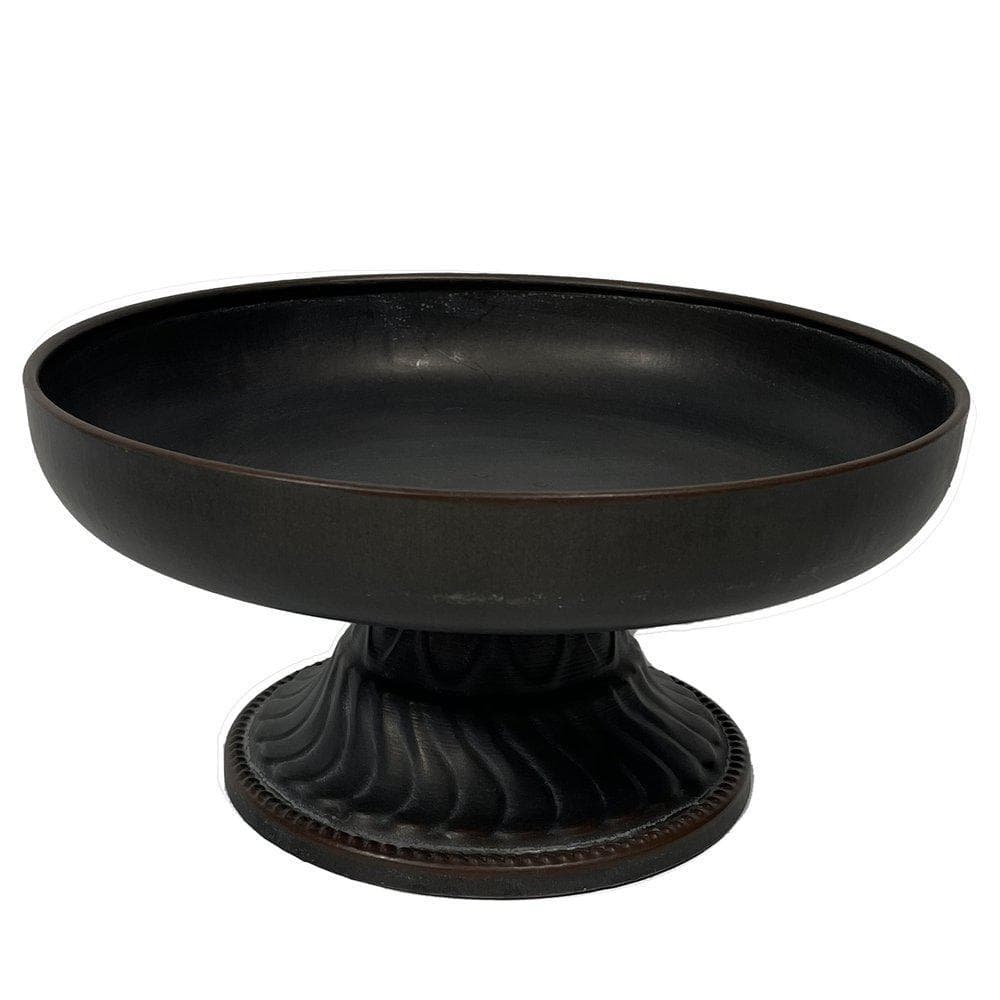 Skål Metall Antikgrå 19 cm