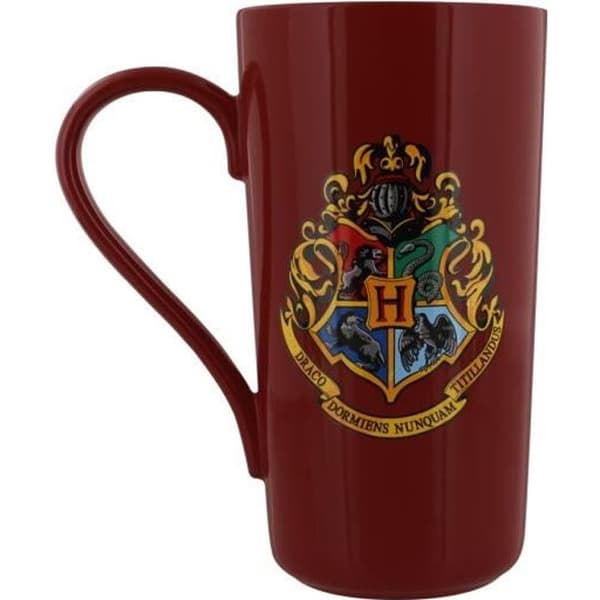 En Harry Potter-mugg med Harry Potter Platform 9 3/4 Tall Coffee-tryck. - Vit
