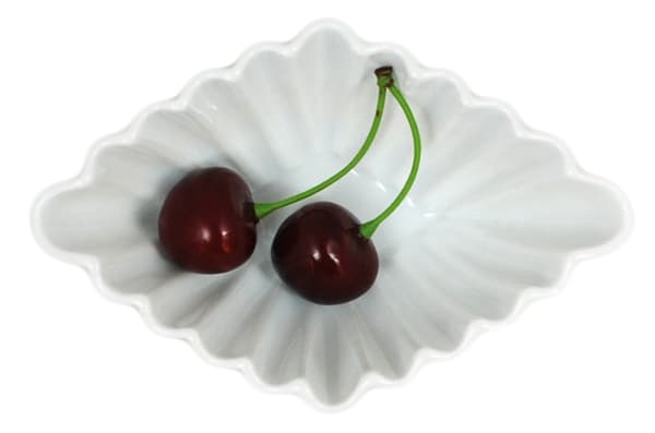 Mini porcelænsskål - Rhombus - 12-pakning