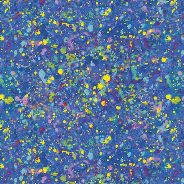 Muggpressöverföringsark - Blue Splash - 11,4 x 30,5cm