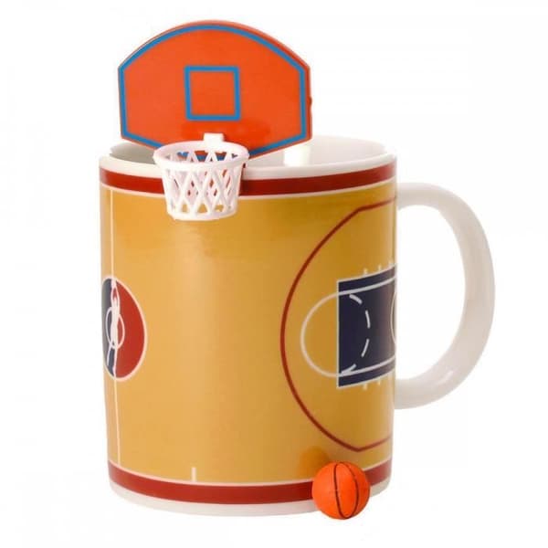 Mugg - Basketboll - Orange - 20 cl - Keramik - Ej diskmaskinssäker