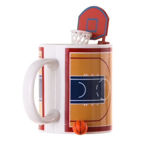 Mugg - Basketboll - Orange - 20 cl - Keramik - Ej diskmaskinssäker