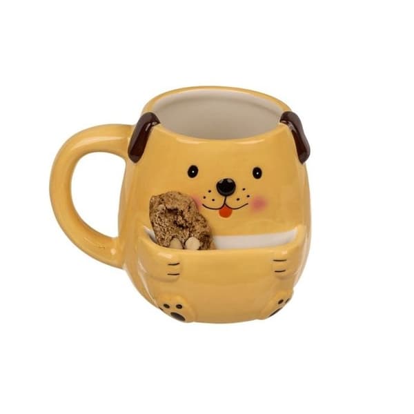 Hundmuggkopp med kexfack Mugg Kexhållare