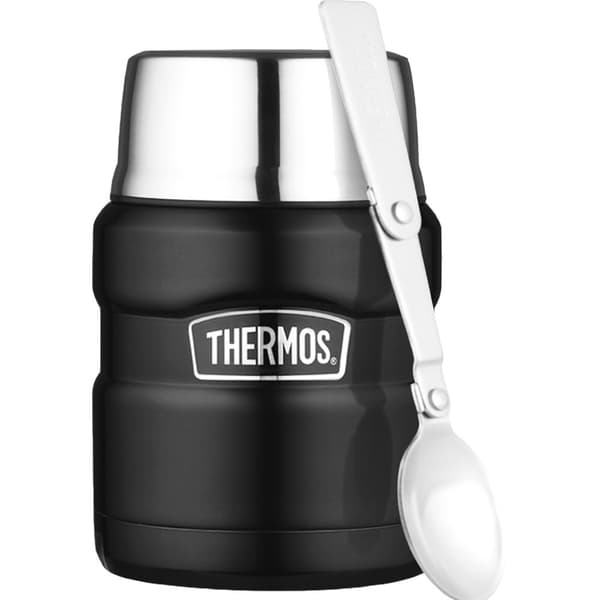 Thermos Stålmatte mose King 0,5L matt sort