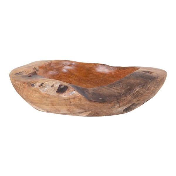 Skål i teak Ø 30 x 10 cm