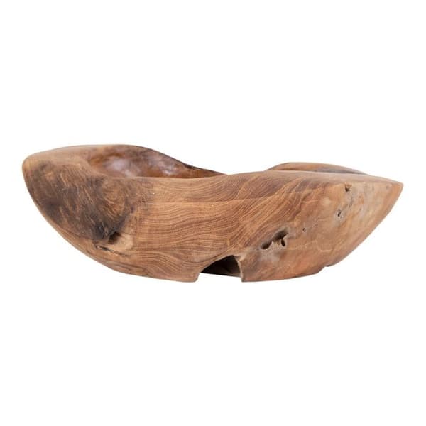 Skål i teak Ø 30 x 10 cm