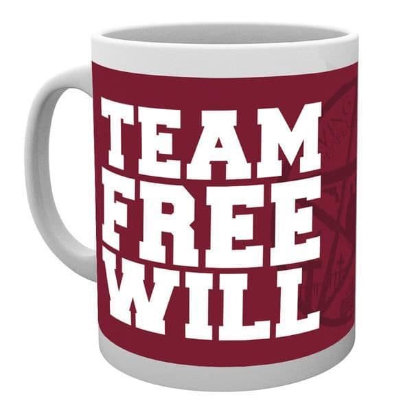 Supernatural Team Free Will Keramisk Mugg