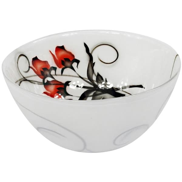 Crystal Ink Bowl Rose, Ø 21cm - Nybro